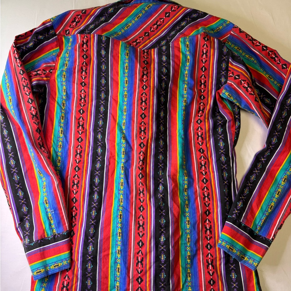 Vintage western style button up girls 14/16 probably adult xs - Picture 6 of 6